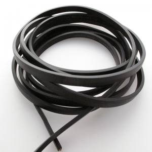 25 M Kabel Illu Kabel H05RNH2-F 2x1,5 mm² schwarzes Flachkabel