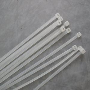 100 Kabelbinder 4,8x200mm Natur mit Kunststoffzunge - Polyamid halogenfrei - UV-stabilisiert