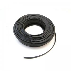 50 M DRAKA Kabel Illu Kabel H05RNH2-F 2x1,5 mm² Schwarzes Flachkabel