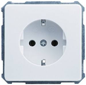 ELSO 205004 Steckdoseneinsatz reinweiß Schutzkontakt-Steckdosen 16 A 250 VAC