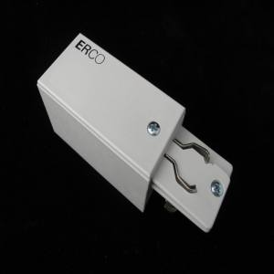 ERCO 79301 Einspeisung für 3 Phasen Stromschiene Weiss Schutzleiter Links