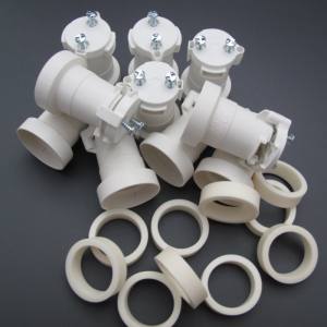 Illu Fassung E27 Weiss mit Deckel und Dichtring innenliegend - 10er Set