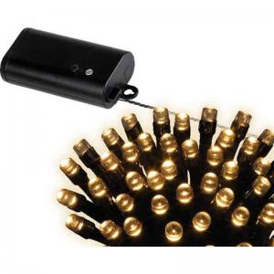 LED Batterie Lichterkette 480 warme LED Aussenkette 6 Std Timer