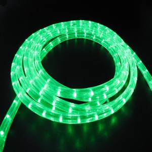 5 Meter LED Lichtschlauch 12 V / grüne LED / 13 mm / 36 LED/M