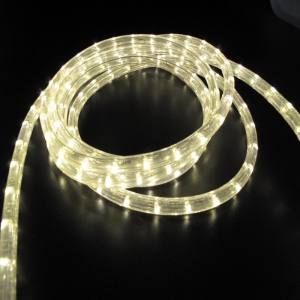 LED Lichtschlauch 230 V / 45  Meter - Warmweisse LED / 13 mm / 30 LED/M - Horizontale LED