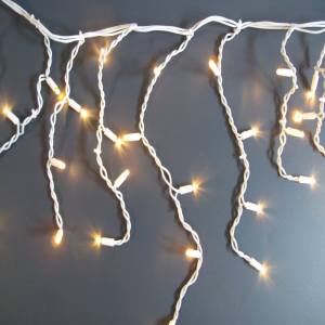 MK 019-400 LED Profi Ice Lite 230 V  IP 67 - 3 Meter x 90 cm  - Weisses Kabel - warmweisse Flash LED koppelbar