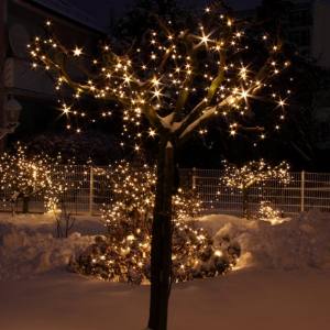 MK 019-310 LED Profi Lichterkette 230 V - 20 M schwarzes  Kabel - 120 LED - Warmweiss LED - Koppelbares System IP 67