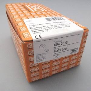 OBO Bettermann 604 20 G Befestigungsschelle einlappig 20mm 100 Stück