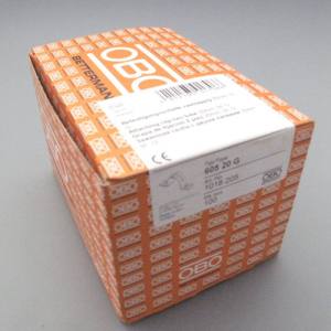 OBO Bettermann Stahlrohrschelle 605 20 G zweilappig 20mm 100 Stück Stahl