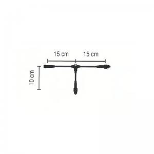 MK 001-121 T-Verteiler Schwarz für LED-Produkte System IP 67