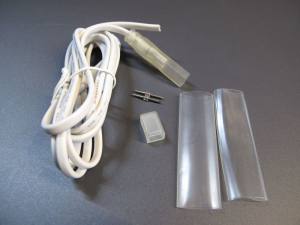 Anschluss Kabel für LED SMD Lichtschlauch 5x8 mm weiss 150 cm ohne AC/DC Wandler