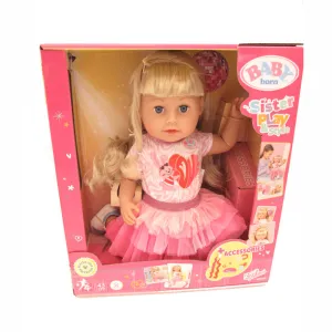 Baby Born Sister Play and Style Zapf Creation Blonde Puppe 43 cm 833018