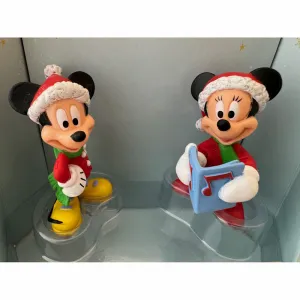Bullyland Disney Geschenkbox mit 2 Figuren Christmas Micky und Minnie