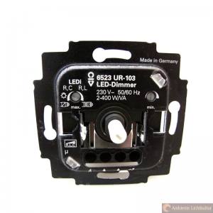 Busch Jäger 6523 UR-103 LED-Dimmer UP 2-400W Phasen-AN/-AB-Schnitt