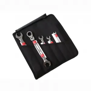 Cimco 112550 Knarren-Ringmaulschlüssel-Satz T120 FLEX in Rolltasche