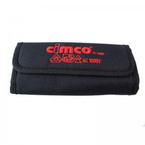Cimco 117860 VDE-Schraubendreher Wechselklingen-Set 8 Teile in praktischer Nylontasche