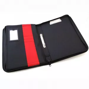 CIMCO 170495 Dokumentenmappe schwarz mit Reissverschluss und Tablet Fach