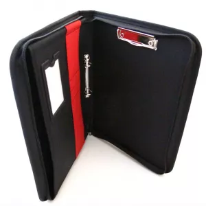 CIMCO 170495 Dokumentenmappe schwarz mit Reissverschluss und Tablet Fach