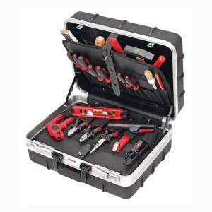 Cimco 170500 Lehrlingskoffer ECO Robuster Werkzeugkoffer mit 23 Werkzeugen