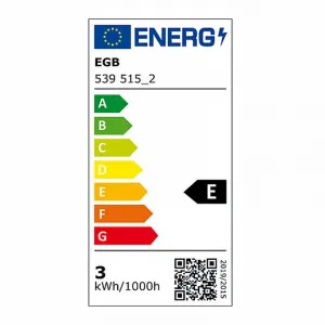 EGB LED Tropfenlampe Filament 2,5 Watt P 45 Klar E 27 250 Lumen 2700 K nicht dimmbar