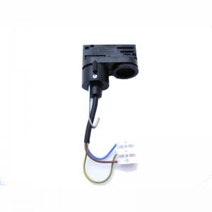 ERCO 79054 3 Phasen Adapter Schwarz für Pendelleuchten mit Haken