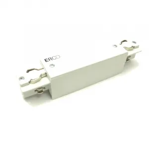 ERCO 79304 Kupplung für 3 Phasen Stromschiene Weiss