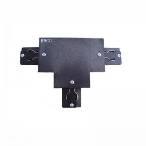 ERCO 79366 T-Verbinder für 3 Phasen Stromschiene Schwarz