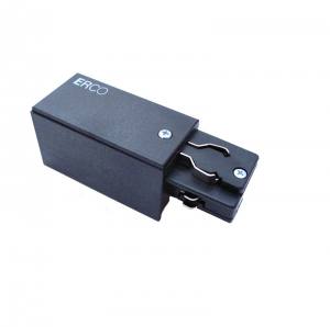 ERCO 79320 Einspeisung für 3 Phasen Stromschiene Schwarz Schutzleiter Rechts