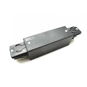 ERCO 79324 Kupplung Mitteleinspeisung für 3 Phasen Stromschiene Schwarz