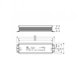 EVN SLD6712200 Netzgerät 12V DC 200 Watt IP67 Dimmbar mit Phasenabschnitt