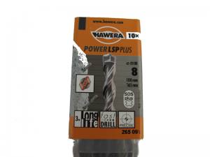 HAWERA Hammerbohrer PowerLSPplus 8.0 x 165/100 mm 10 Stück Pack