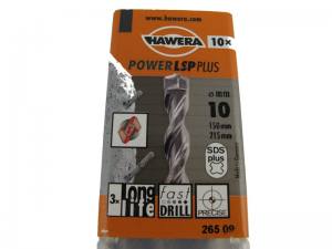 HAWERA Hammerbohrer PowerLSPplus 10.0 x 215/150 mm 10 Stück Pack