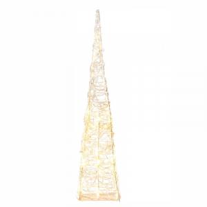 Hellum LED Acryl Pyramide 150 cm 150 warmweisse LED Aussenbeleuchtung