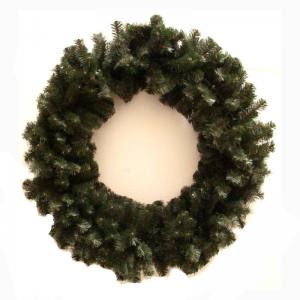 IKu ® Tannenkranz 120 cm Durchmesser beidseitig Kunsttanne Weihnachtskranz 792 Tipps (Zweige) Dichtes Material