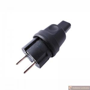 Illu Gummi Schukostecker für Illu Kabel Flachbandkabel