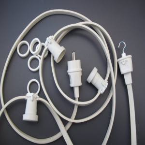IKu® Lichterketten-Bausatz – 25 Meter Mit 20 E27-Fassungen, Stecker & Endstück Für Garten & Deko