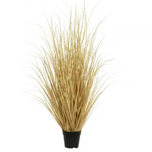 Kaemingk Kunstgras Gras 102 cm im Topf Kunstpflanzen Durchmesser 55 cm
