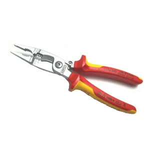 Knipex 13 96 200 VDE-Elektro-Installationszange 200 mm verchromt