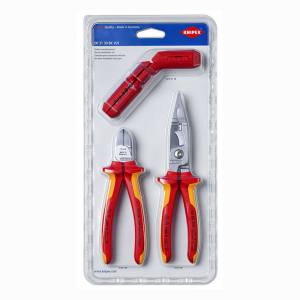 Knipex Elektro-Installationsset Satz 3teilig 00 31 30 BK V01