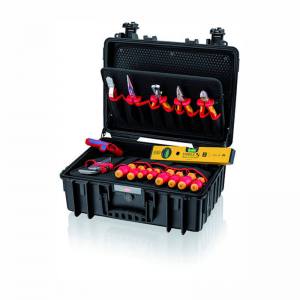 Knipex Werkzeugkoffer Robust Polypropylen-Koffer 24-tlg 002134HLS2