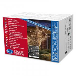 Konstsmide Filo Nudo a LED/Micro luci a Batteria per Uso Interno (IP20