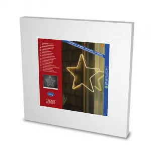 Konstsmide 3098-102 LED Stern Silhouette 54 cm 192 warmweisse LED