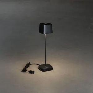 Konstsmide Capri Mini USB-Tischleuchte schwarz 7829-750 dimmbar Farbtemperatur 2200K/3000K