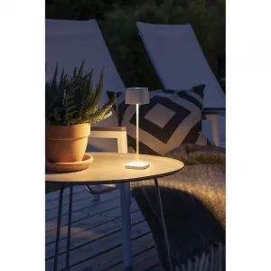 Konstsmide Capri Mini USB-Tischleuchte weiss 7829-250 dimmbar Farbtemperatur 2200K/3000K