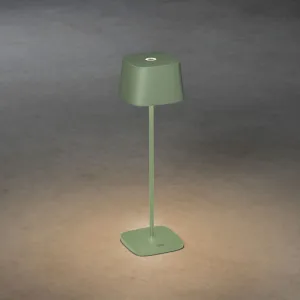 Konstsmide Capri USB-Tischleuchte grün 7814-630 dimmbar Farbtemperatur 2700K/3000K