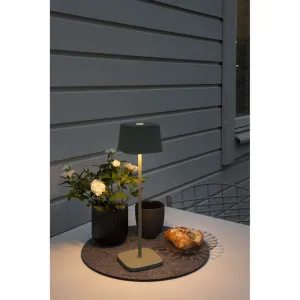 Konstsmide Capri USB-Tischleuchte grün 7814-630 dimmbar Farbtemperatur 2700K/3000K