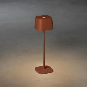 Konstsmide Capri USB-Tischleuchte terrakotta 7814-960 dimmbar Farbtemperatur 2700K/3000K