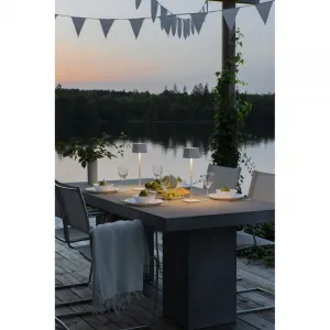 Konstsmide Capri USB-Tischleuchte Weiss 7814-250 dimmbar Farbtemperatur 2700K/3000K