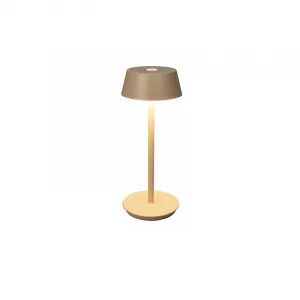 Konstsmide Lyon Tischleuchte sand 7830-330 dimmbar Farbtemperatur 2700K/3000K/4000K + RGB