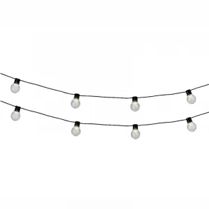 Lumineo 898488 LED Party Beleuchtung Lichterkette 9,5 Meter 20 LED kleine Lichter